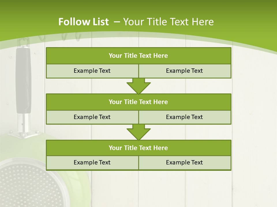 Kitchenware Object Space PowerPoint Template