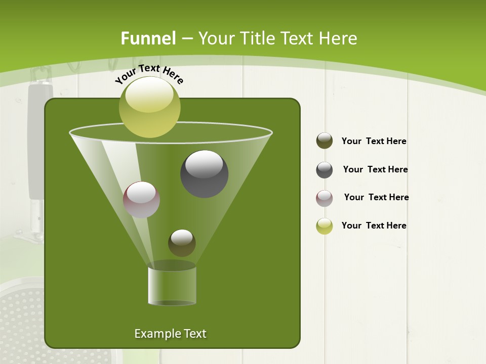 Kitchenware Object Space PowerPoint Template