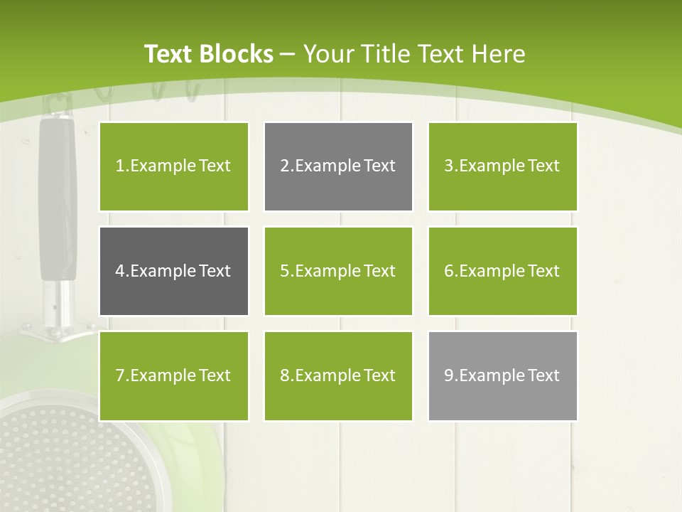Kitchenware Object Space PowerPoint Template