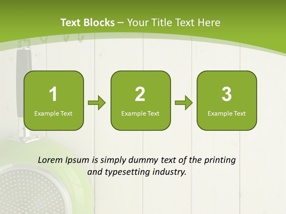 Kitchenware Object Space PowerPoint Template