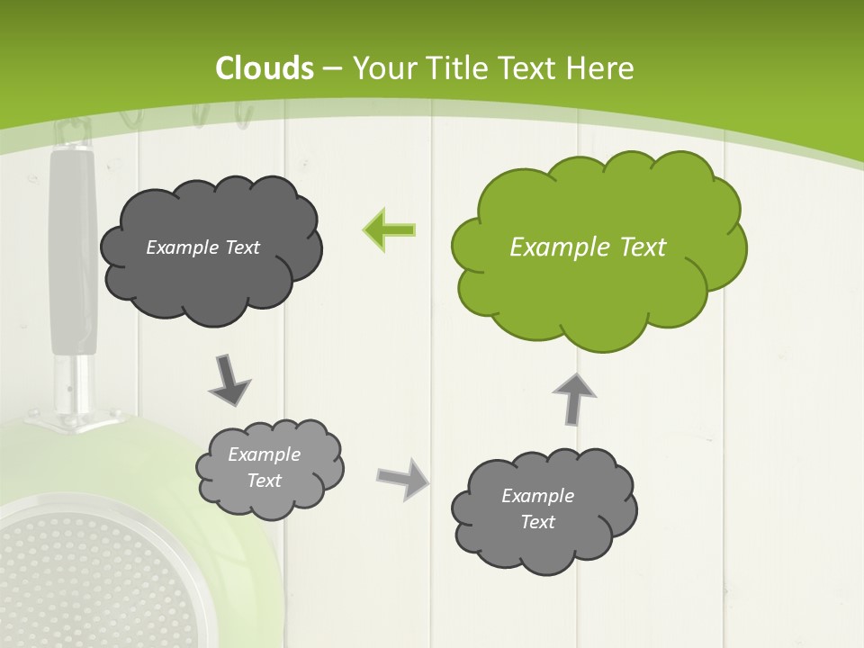 Kitchenware Object Space PowerPoint Template