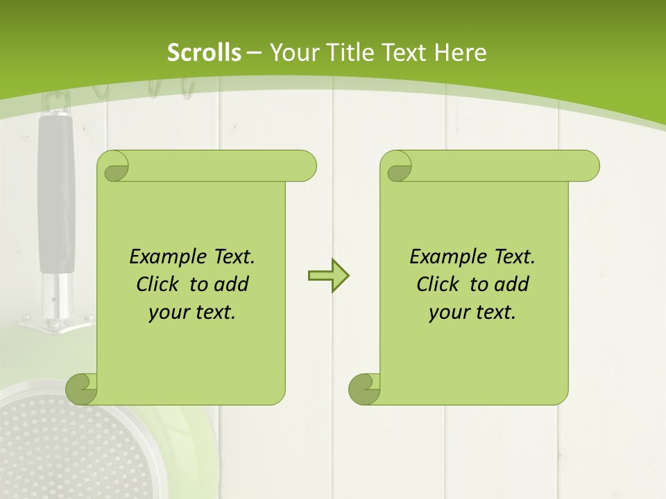 Kitchenware Object Space PowerPoint Template