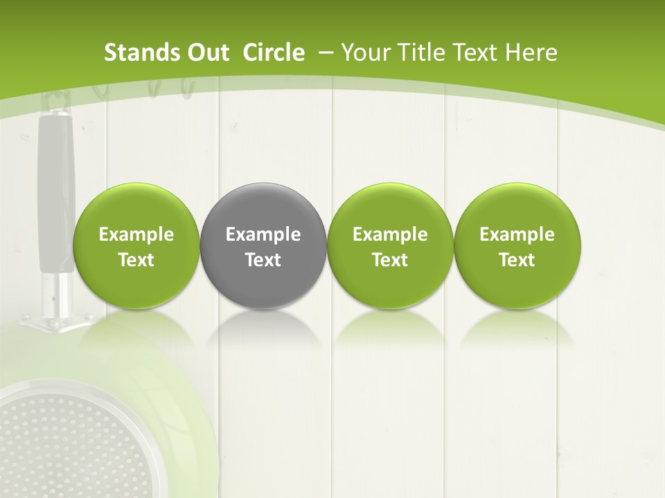 Kitchenware Object Space PowerPoint Template