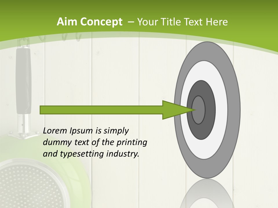 Kitchenware Object Space PowerPoint Template