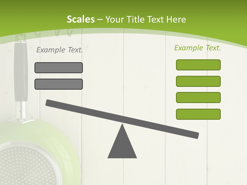 Kitchenware Object Space PowerPoint Template