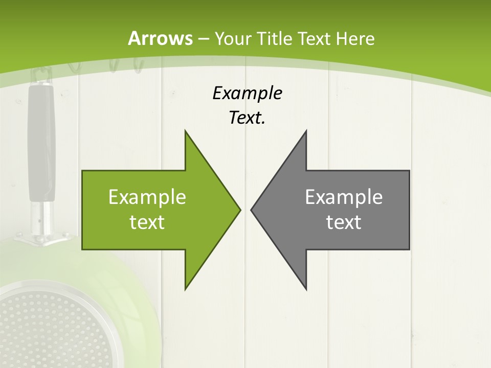 Kitchenware Object Space PowerPoint Template