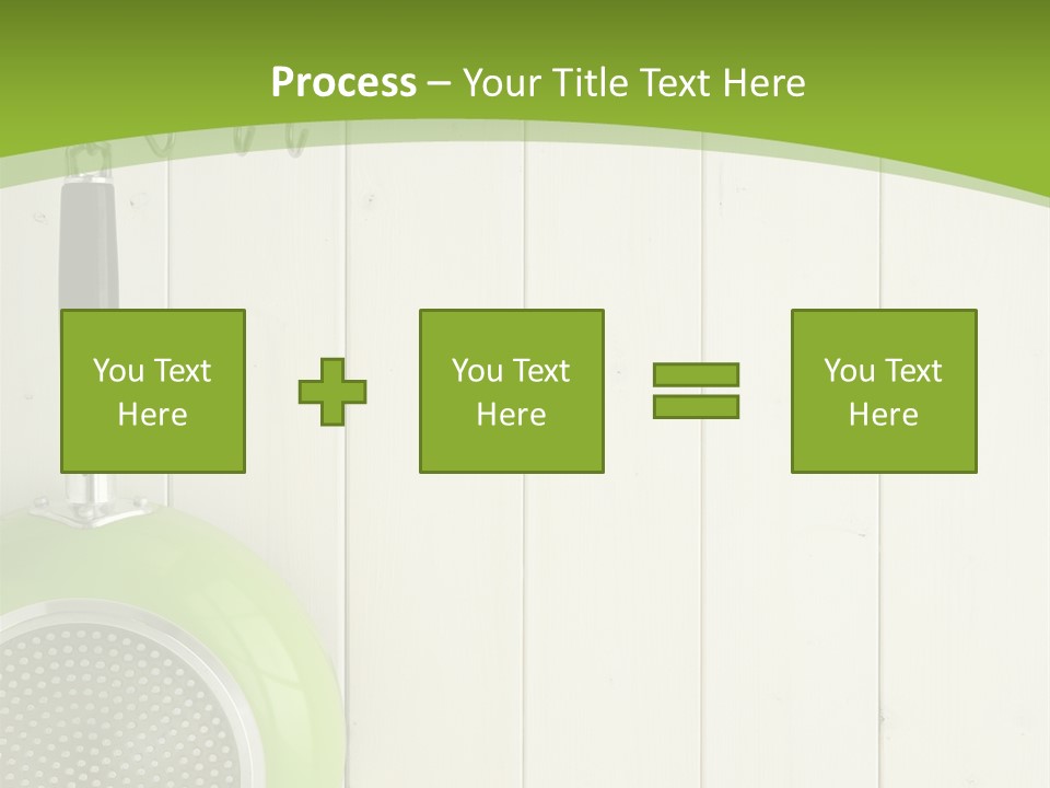 Kitchenware Object Space PowerPoint Template