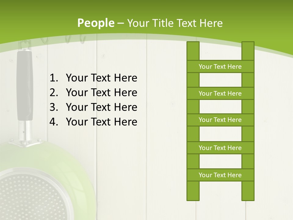 Kitchenware Object Space PowerPoint Template
