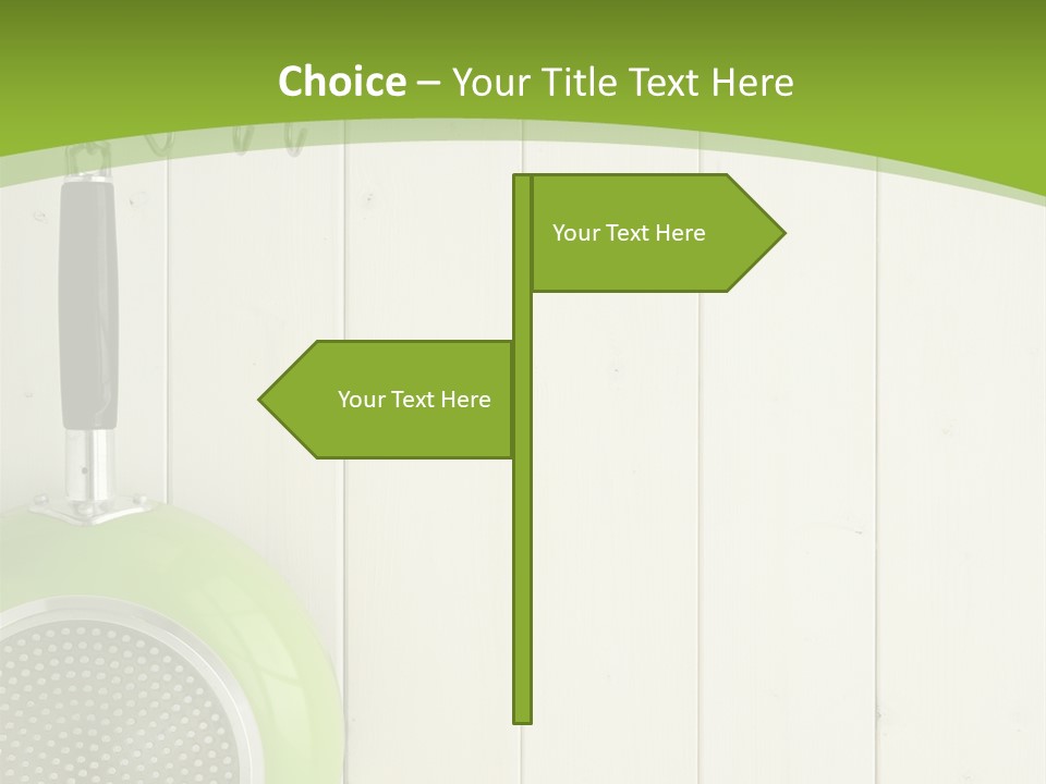 Kitchenware Object Space PowerPoint Template