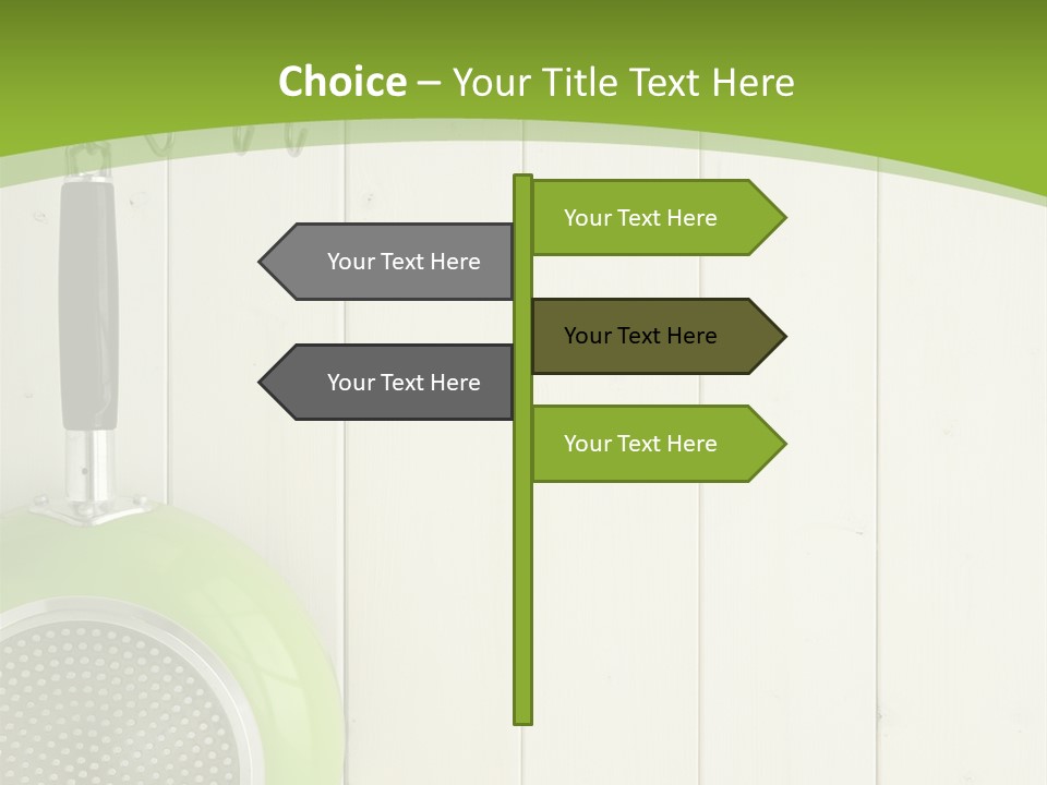 Kitchenware Object Space PowerPoint Template