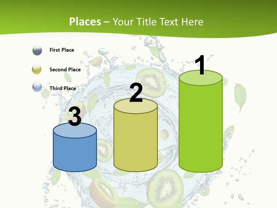 Slice Fresh White PowerPoint Template