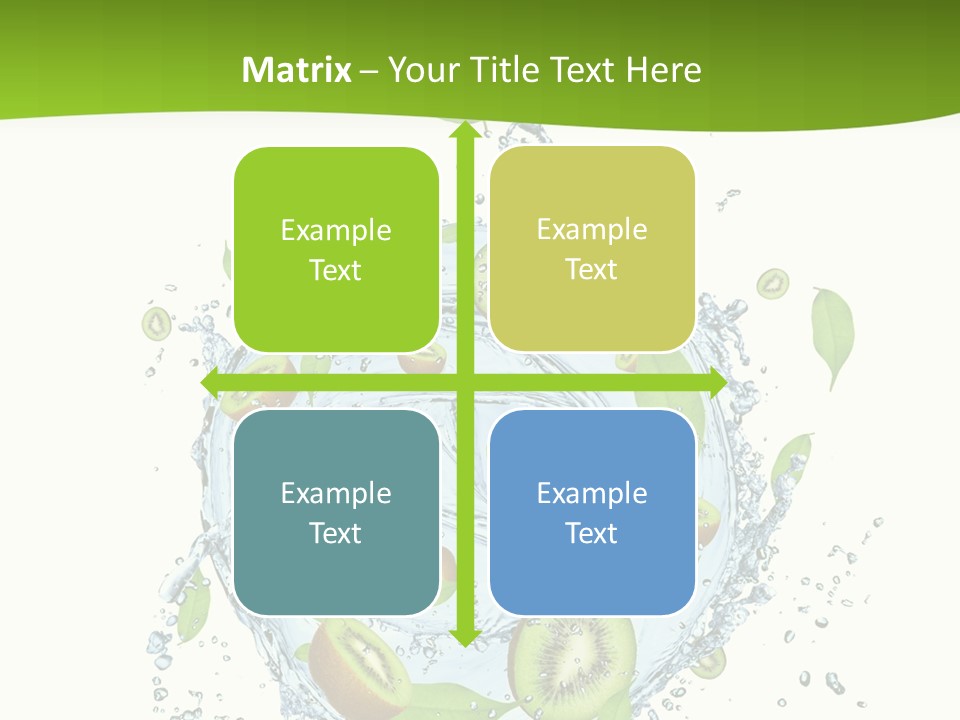 Slice Fresh White PowerPoint Template