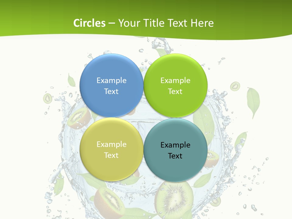 Slice Fresh White PowerPoint Template