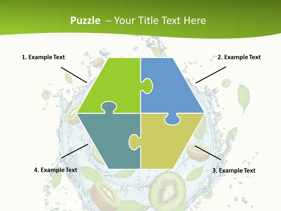 Slice Fresh White PowerPoint Template