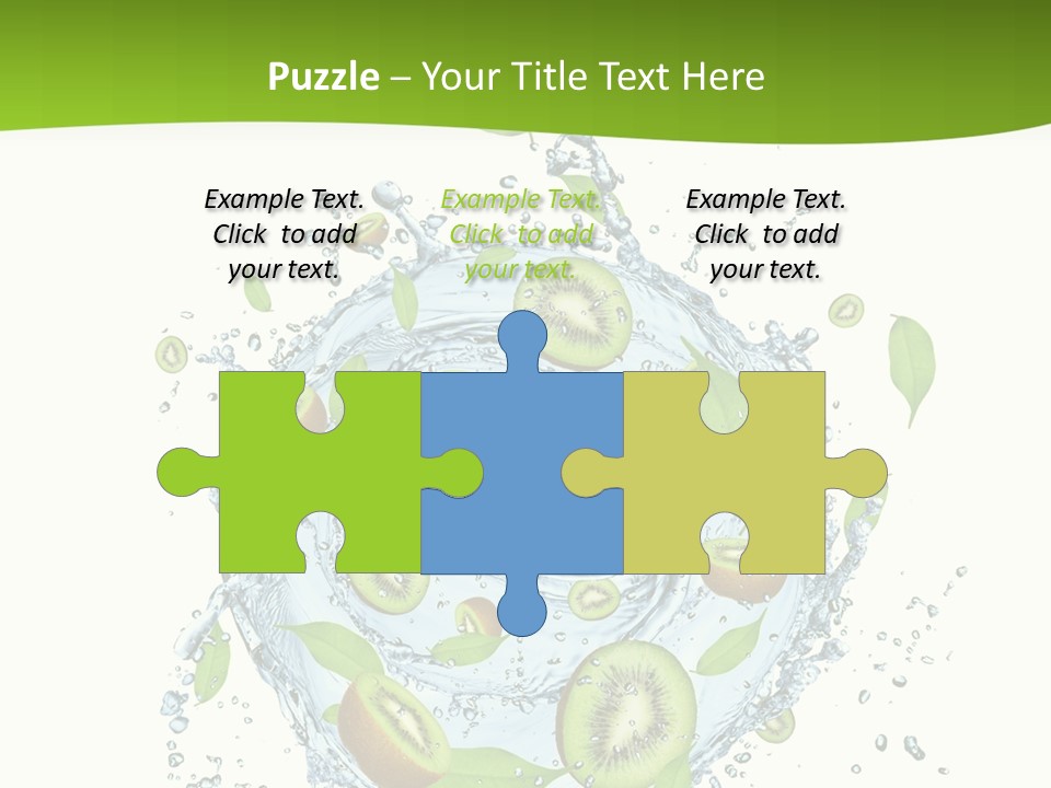 Slice Fresh White PowerPoint Template