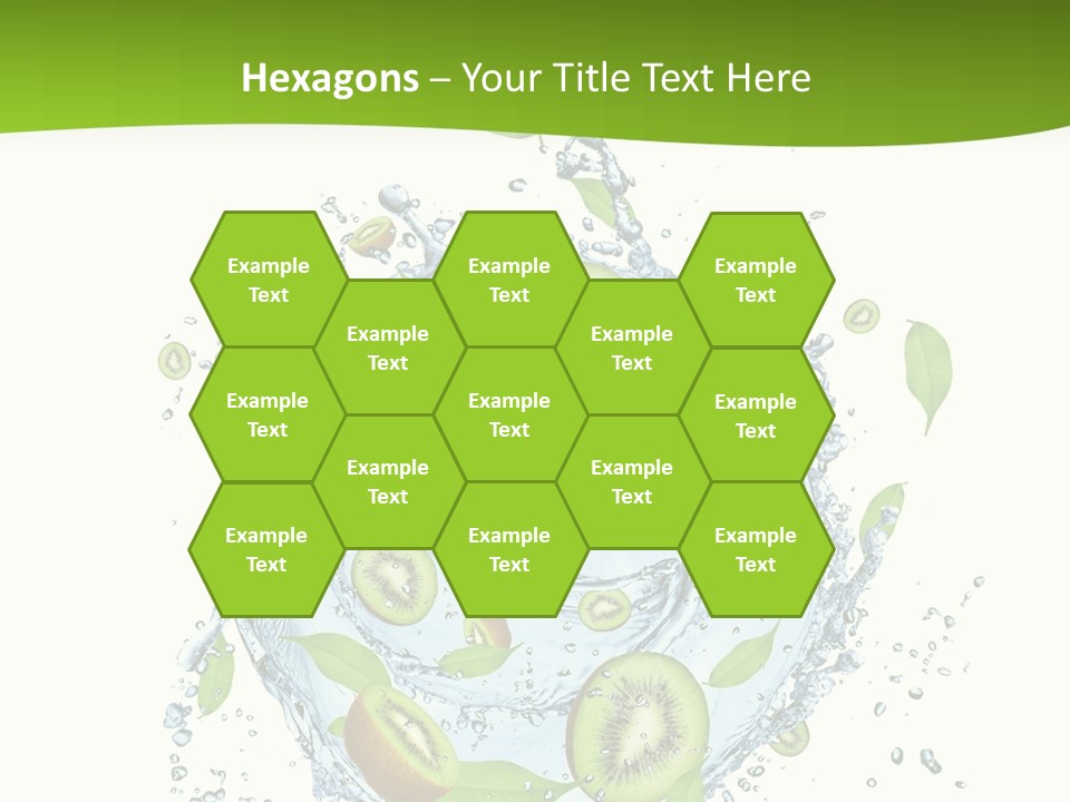 Slice Fresh White PowerPoint Template