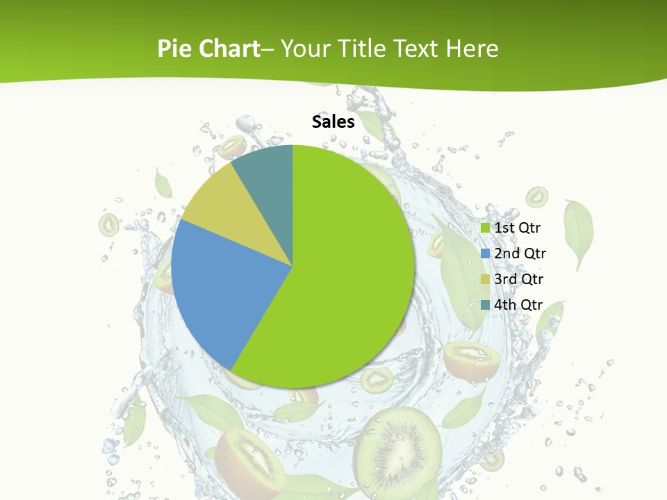 Slice Fresh White PowerPoint Template
