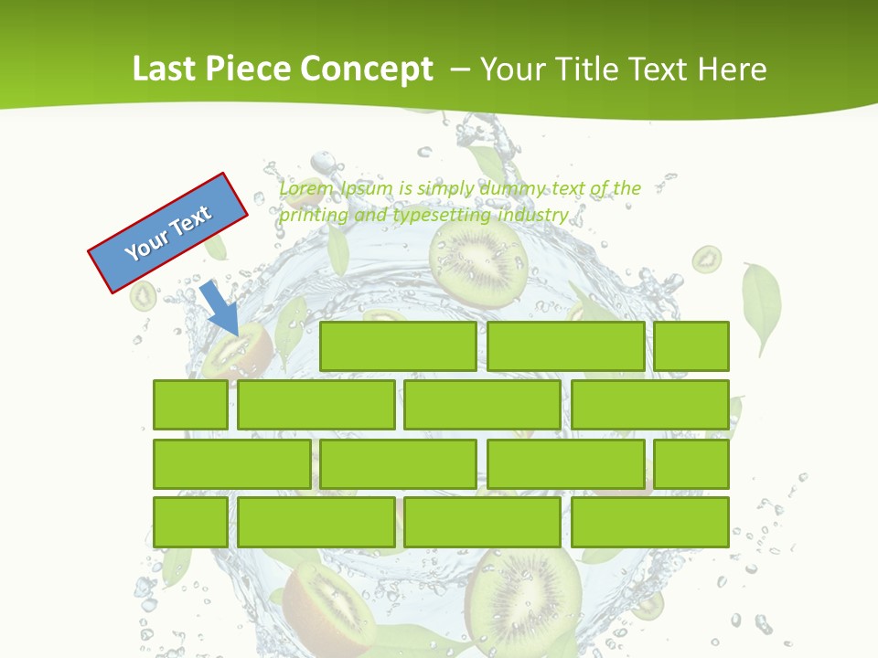 Slice Fresh White PowerPoint Template