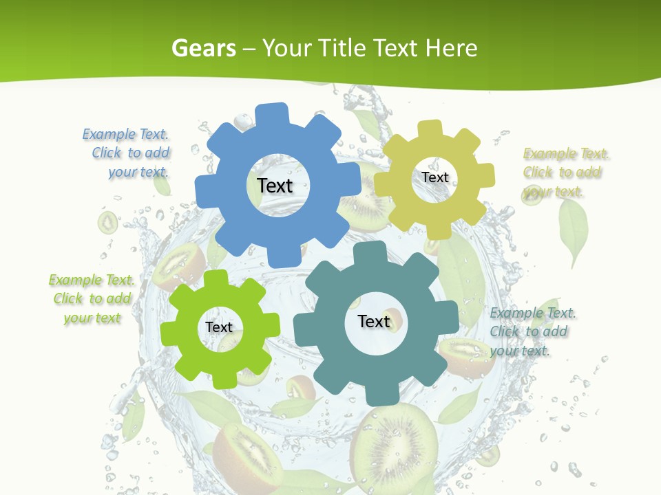 Slice Fresh White PowerPoint Template