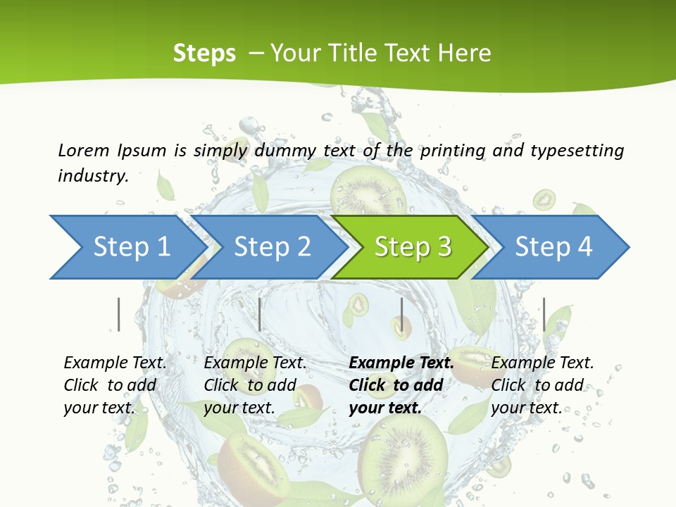Slice Fresh White PowerPoint Template
