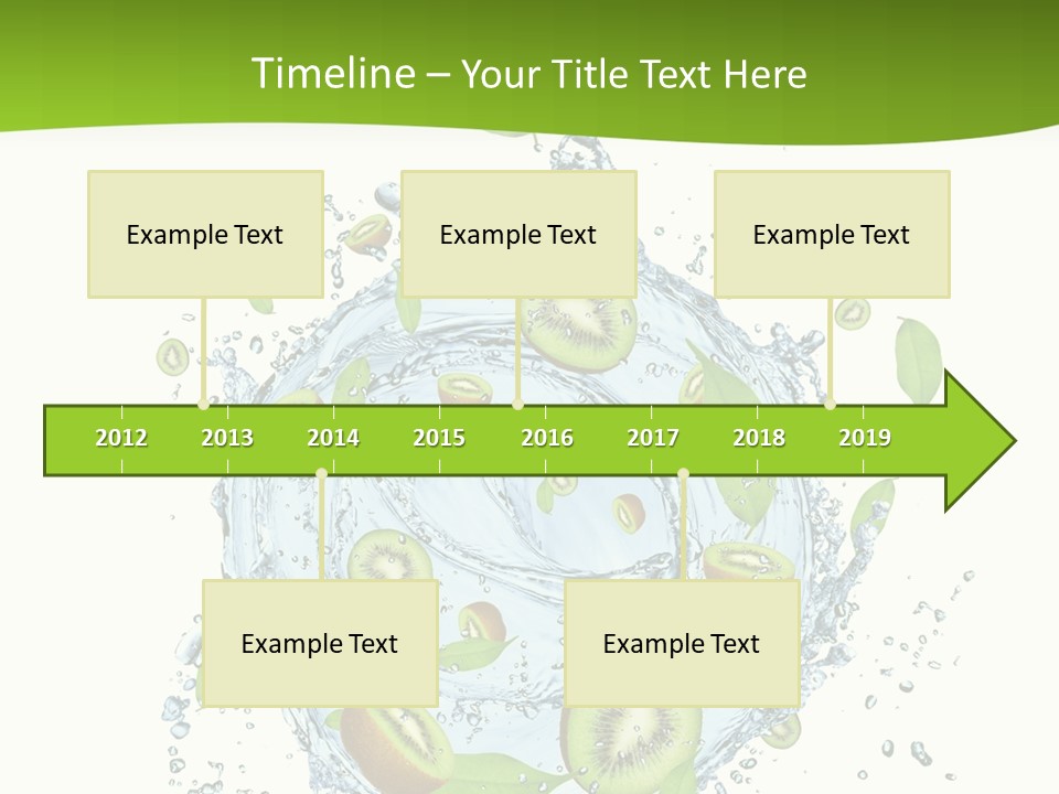 Slice Fresh White PowerPoint Template
