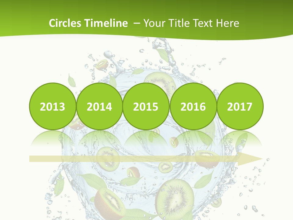 Slice Fresh White PowerPoint Template