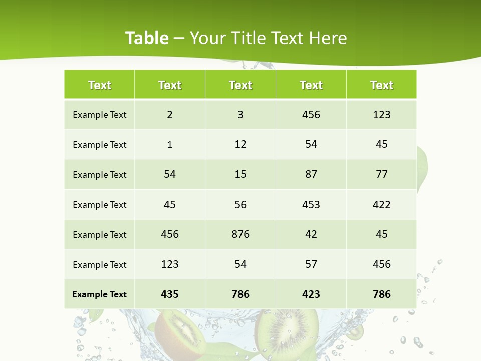Slice Fresh White PowerPoint Template