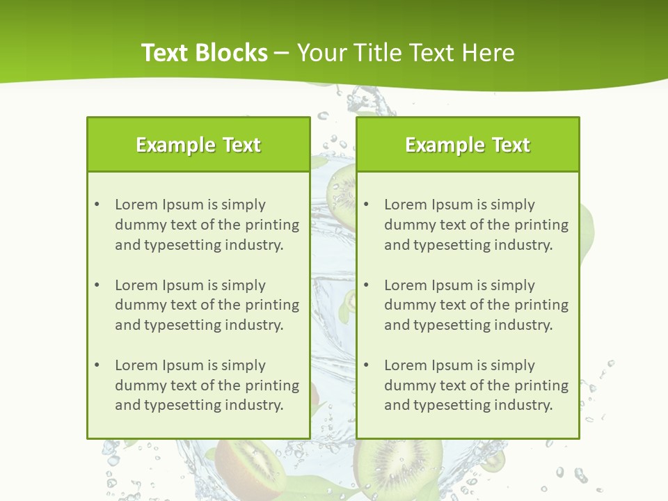 Slice Fresh White PowerPoint Template
