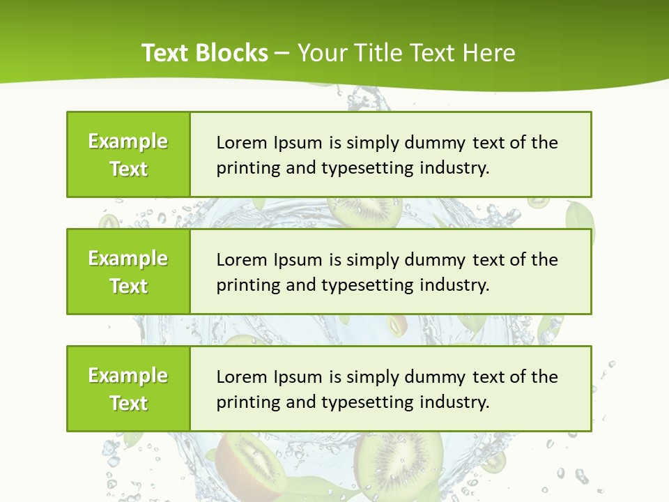Slice Fresh White PowerPoint Template