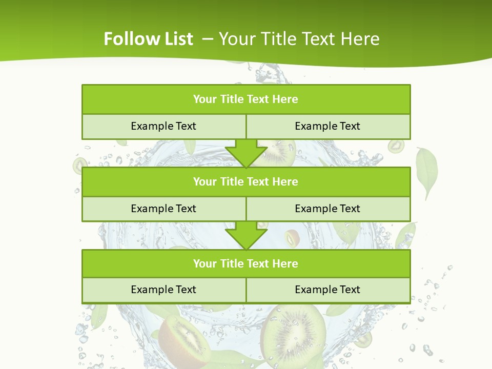 Slice Fresh White PowerPoint Template