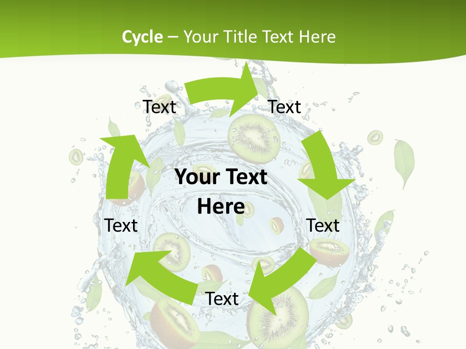 Slice Fresh White PowerPoint Template