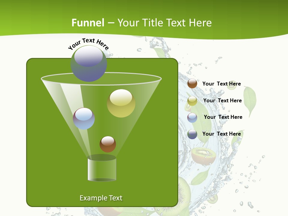 Slice Fresh White PowerPoint Template