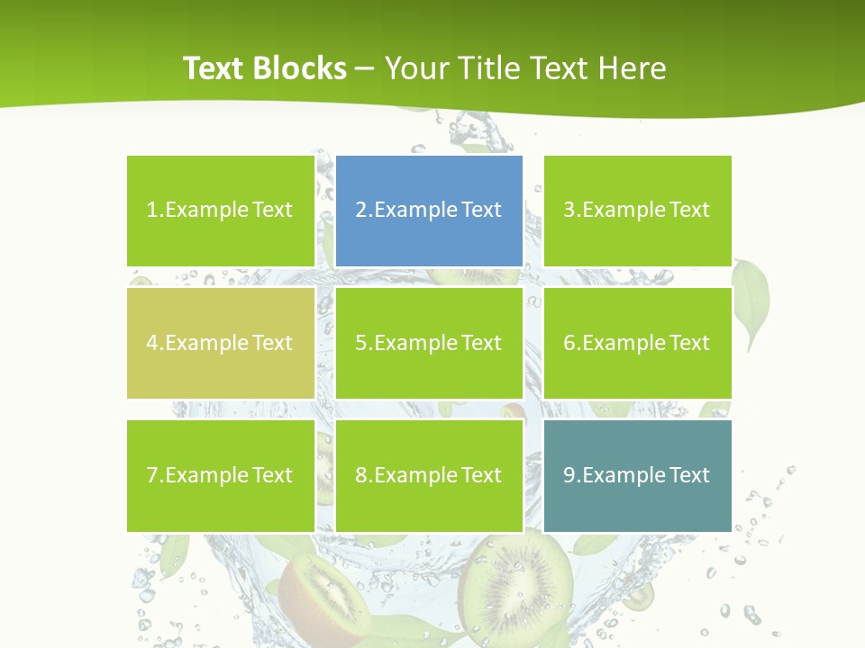 Slice Fresh White PowerPoint Template