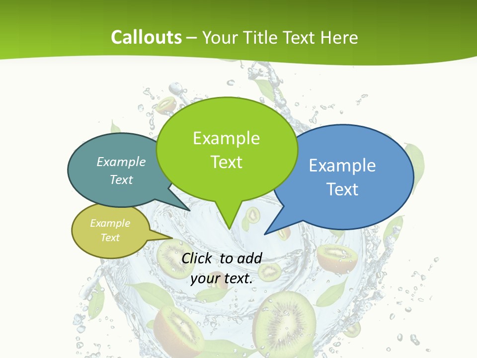 Slice Fresh White PowerPoint Template