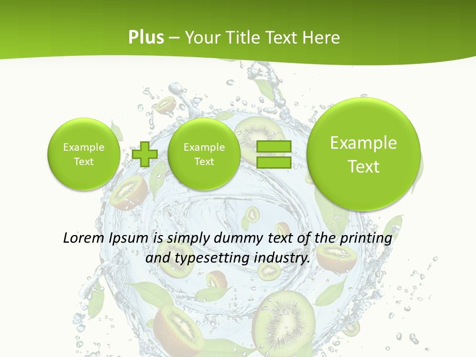 Slice Fresh White PowerPoint Template