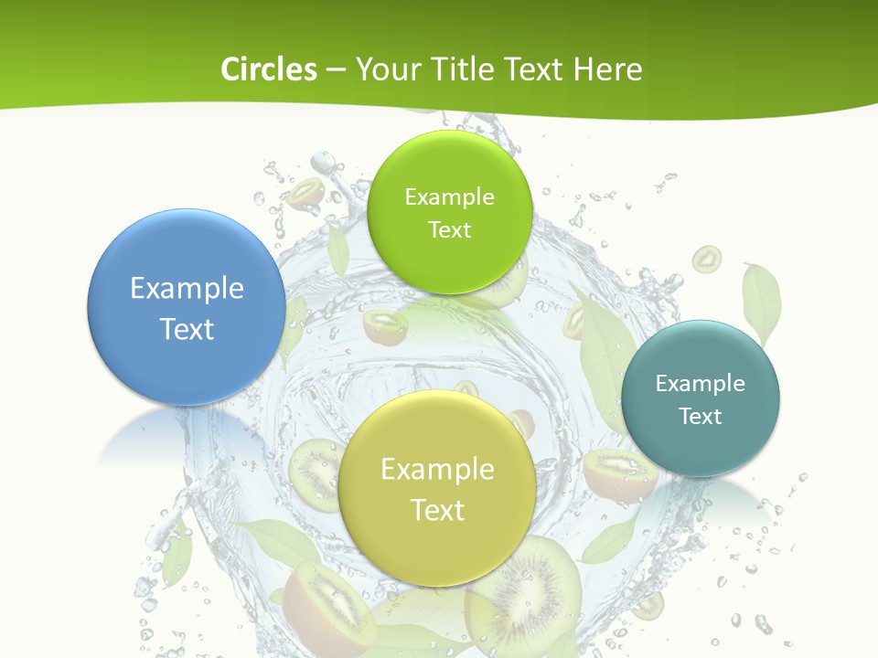 Slice Fresh White PowerPoint Template