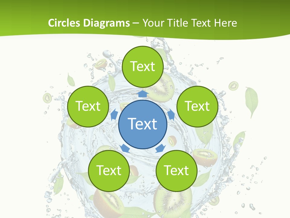 Slice Fresh White PowerPoint Template