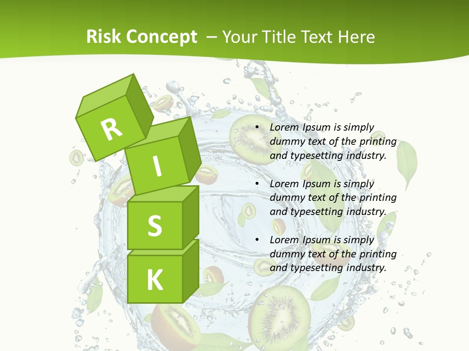 Slice Fresh White PowerPoint Template