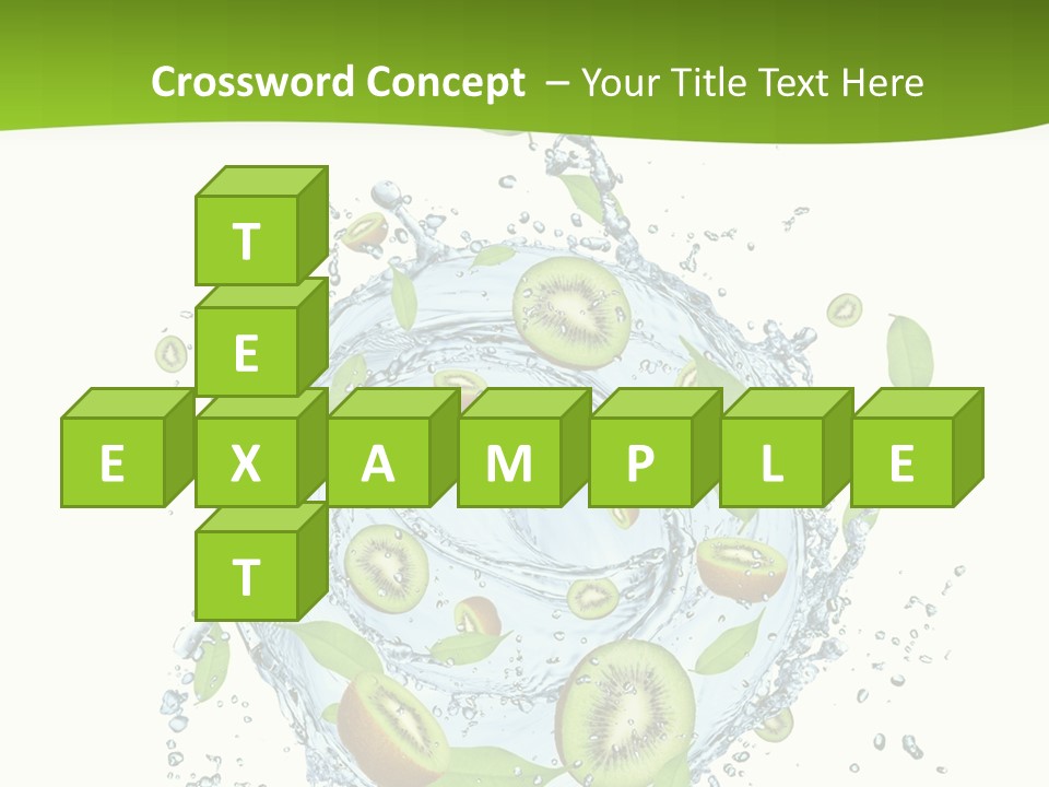 Slice Fresh White PowerPoint Template