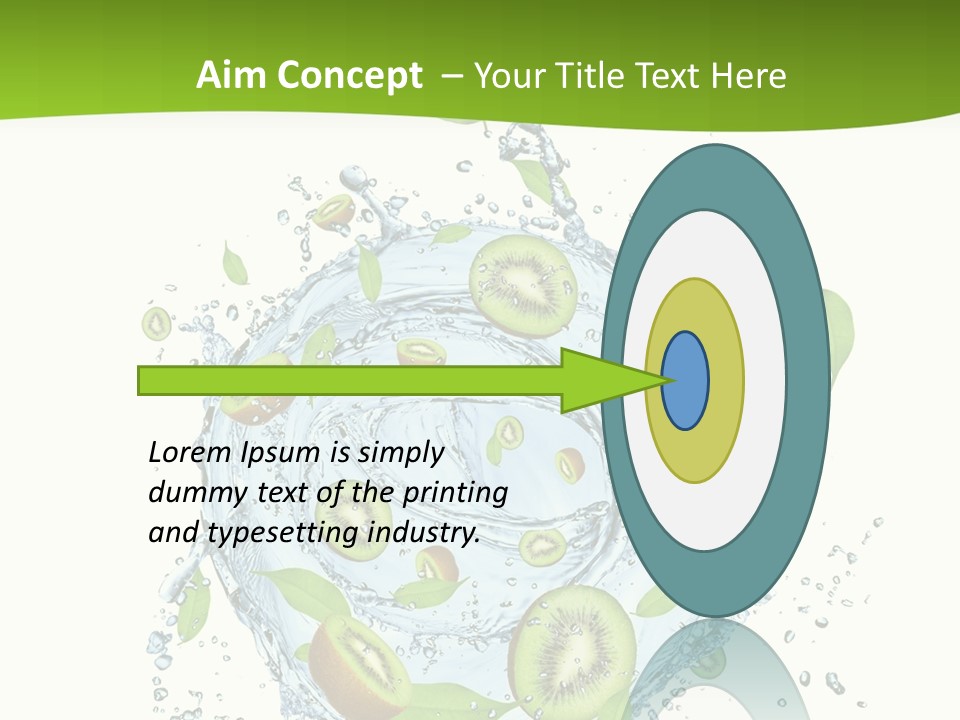 Slice Fresh White PowerPoint Template