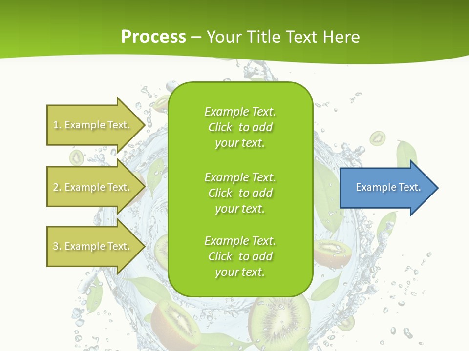 Slice Fresh White PowerPoint Template