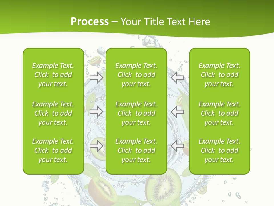 Slice Fresh White PowerPoint Template