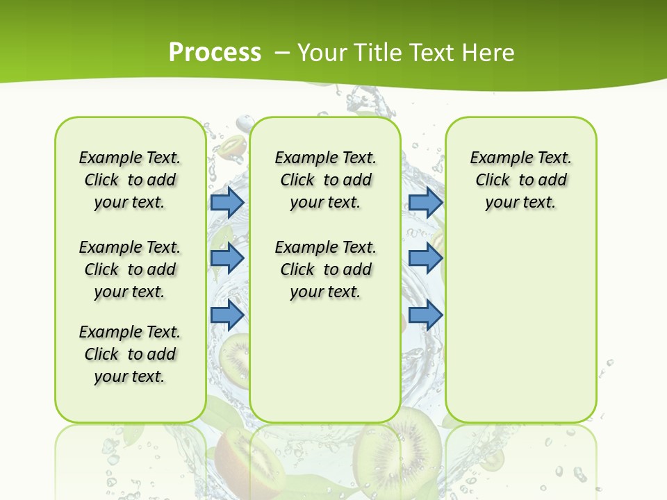 Slice Fresh White PowerPoint Template