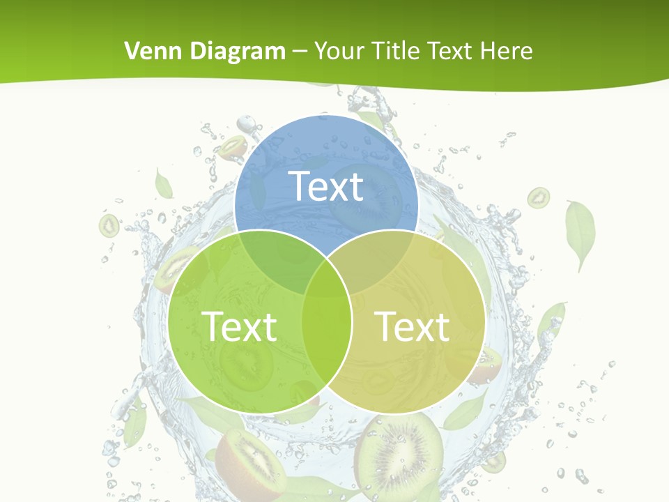 Slice Fresh White PowerPoint Template