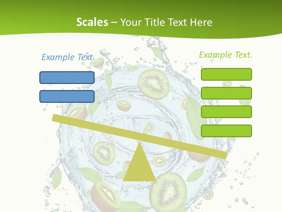 Slice Fresh White PowerPoint Template