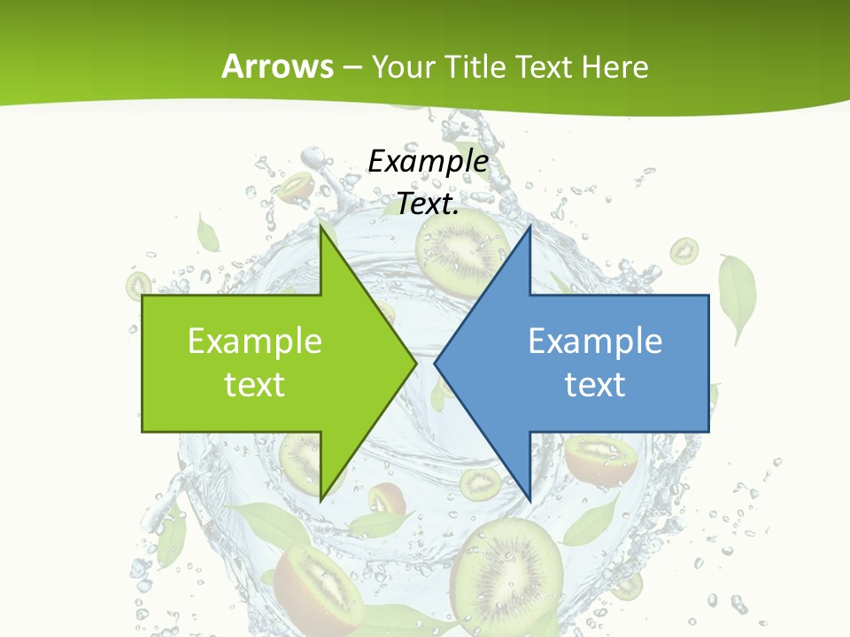 Slice Fresh White PowerPoint Template