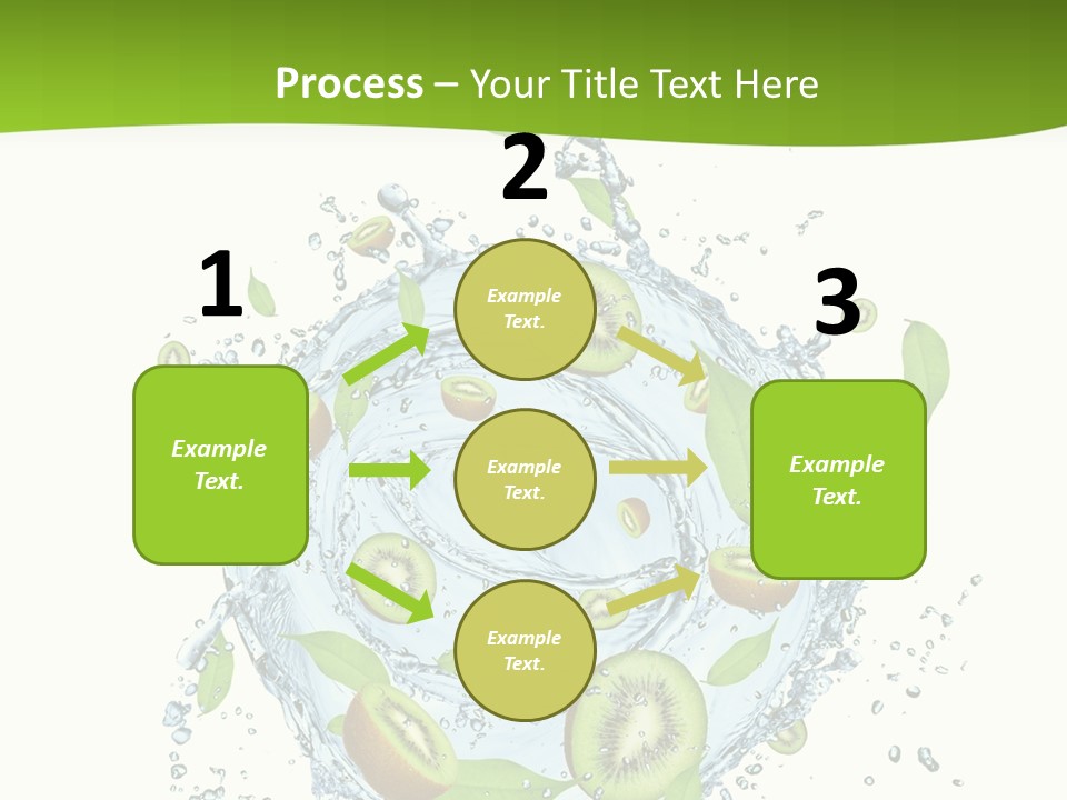 Slice Fresh White PowerPoint Template