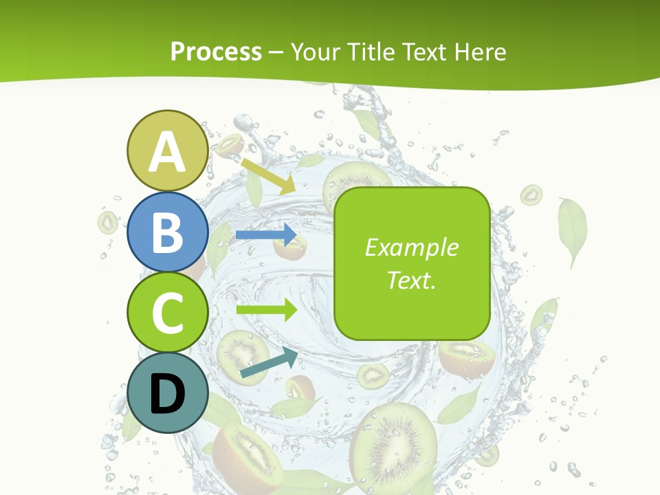 Slice Fresh White PowerPoint Template