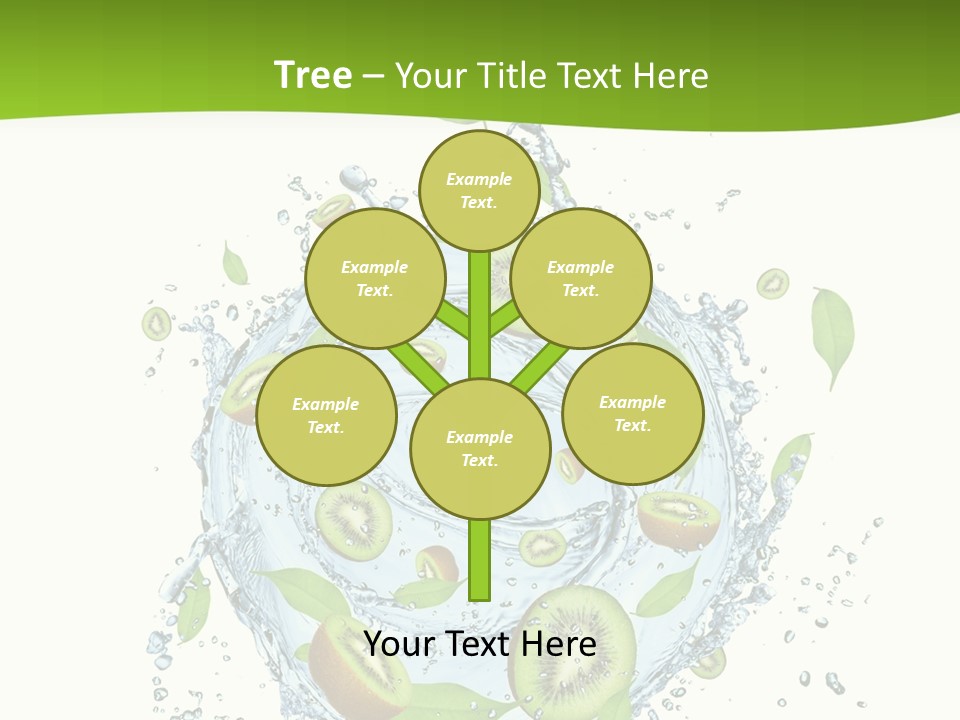 Slice Fresh White PowerPoint Template