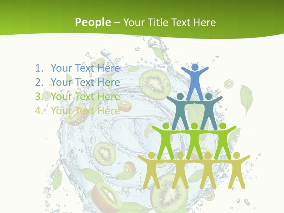 Slice Fresh White PowerPoint Template